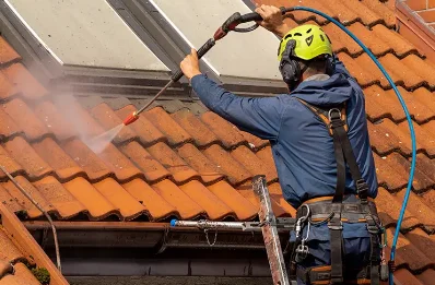 Démoussage et hydrofuge de toiture à Albenc